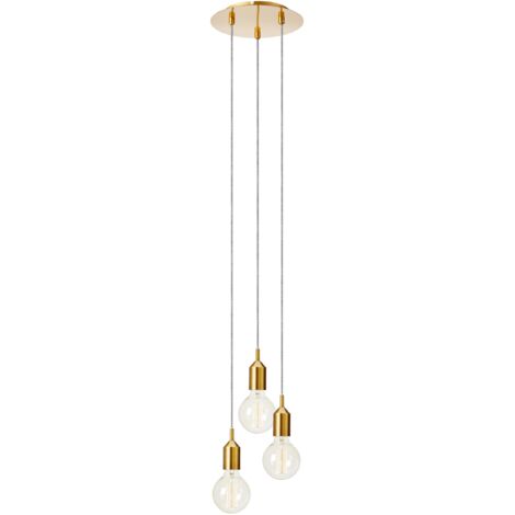 Markslojd BRONX Suspension pour plafond suspendu Cluster à 3 ampoules rondes en bronze (1/3)