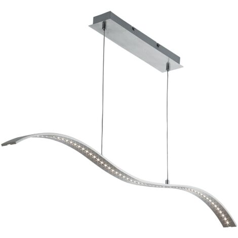 Searchlight Bar Lights - Luminaire suspendu à barre LED intégré argent satiné, nickel satiné (1/4)