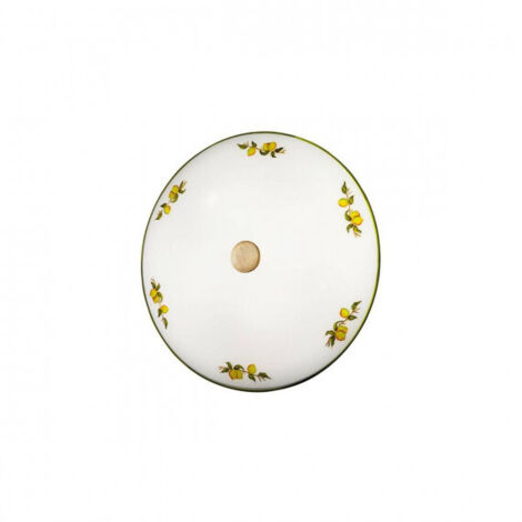 Kolarz NONNA - Plafonnier affleurant à motifs en verre de style cottage, laiton antique, 2x E14 (1/4)