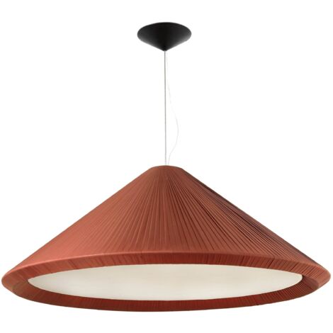 Faro Hue-In - Grande suspension de plafond à 4 ampoules bourgogne, E27 (1/10)
