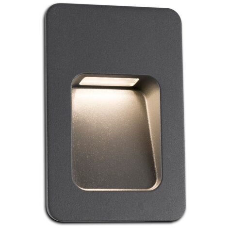 NASE - Lampe encastrable au mur gris foncé de FARO 70399 (1/3)