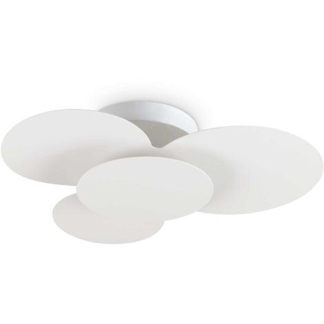 Ideal Lux CLOUD Plafonnier décoratif Circles Blanc 52cm 3000K (1/5)