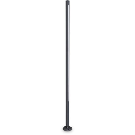Ideal Lux JEDI Borne d'Extérieur LED 160cm Anthracite, 3000K, IP65, Non Dimmable