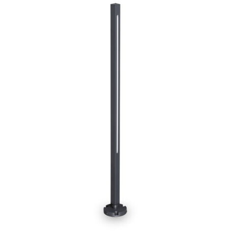 Ideal Lux JEDI Borne d'Extérieur LED 80cm Anthracite, 3000K, IP65, Non Dimmable
