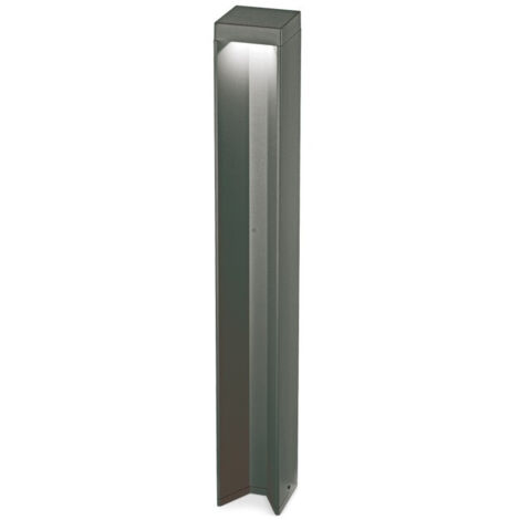 Ideal Lux KURT Borne d'extérieur LED Anthracite, 4000K, IP54, non dimmable