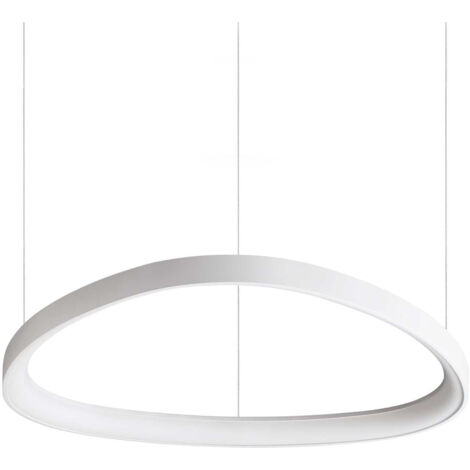 Ideal Lux GEMINI Plafonnier Suspendu LED Intégré DALI 61cm Blanc 6600Lm 3000K