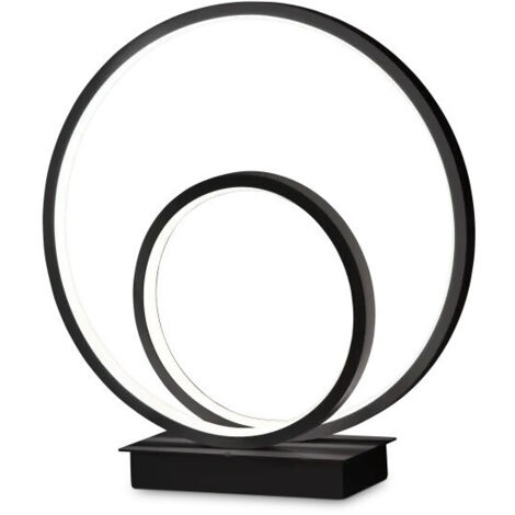 Ideal Lux OZ Lampe de table LED intégrée noire 2700K