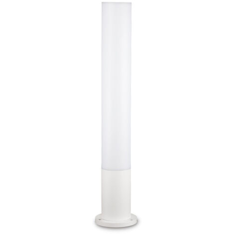 Ideal Lux Edo Outdoor - Borne d'extérieur ronde à 1 lumière blanche IP44