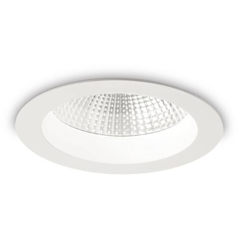 Ideal Lux Basic - Spot encastrable LED 1 lumière blanc IP44 (1/2)