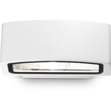 Ideal Lux Andromeda - Petite Applique Murale Extérieure à 1 Lumière Blanc, Crème IP55, E27 (1/3)