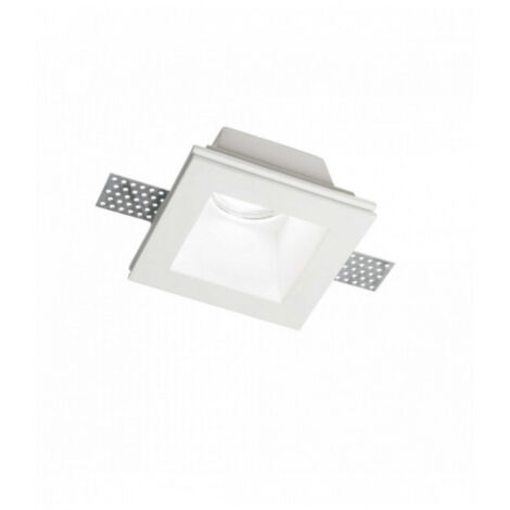 Ideal Lux Samba - Spot encastrable carré à 1 lumière, blanc, GU10 (1/3)