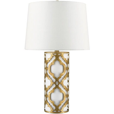 Elstead Arabella - Lampe de table 1 lumière dorée, E27 (1/2)