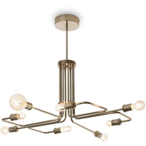Ideal Lux Triumph - Suspension à 8 bras multiples, laiton antique (1/2)