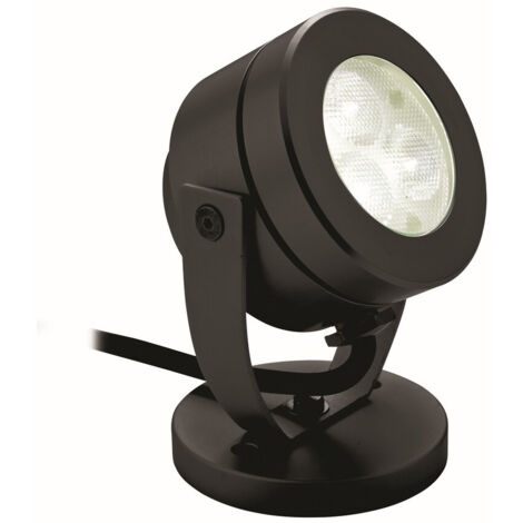 Firstlight Waterproof - Spot mural étanche à 3 ampoules LED et pointes noires IP68