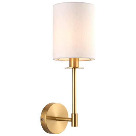 Lampe de table classique avec abat-jour en tissu - Malaga