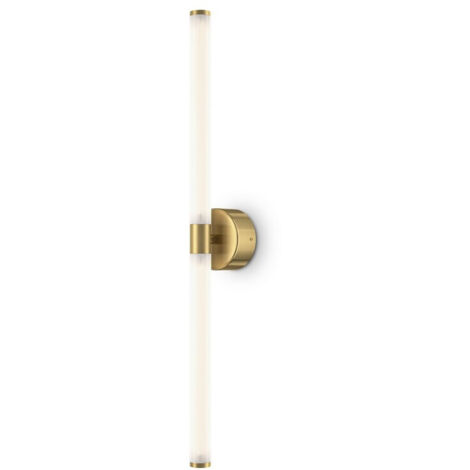 Applique murale lampe de salon applique LED aluminium tige dorée luminaire design (1/3)