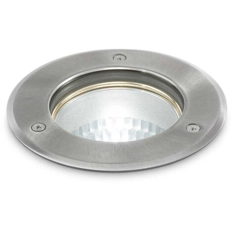Ideal Lux Park - 1 petit spot encastrable rond en acier IP65, GU10 (1/2)