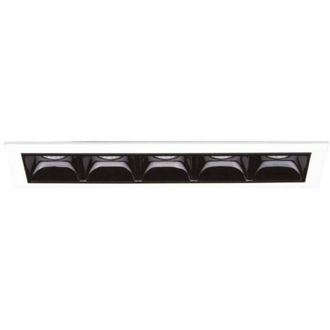 Ideal Lux Lika - Projecteur encastré LED à 5 ampoules, blanc (1/4)