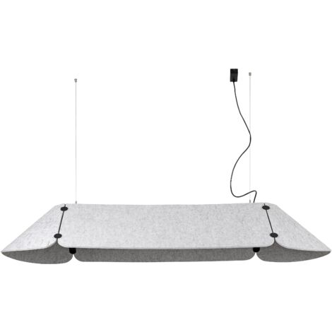 FONOVIA 1560 Lampe à suspension grise 25W 4000K (1/2)