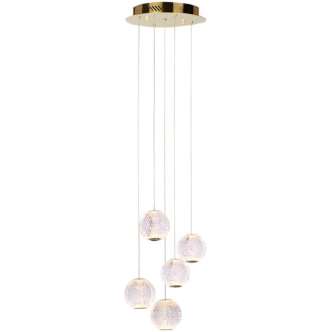 Italux Rosario Plafonnier suspendu Classic Cluster LED, 3200K (1/2)