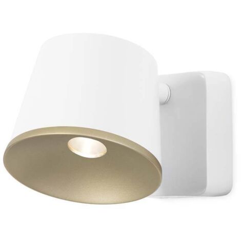 Leds-C4 Drone - Applique / Plafonnier LED 1 Lumière Blanc, Or (1/2)