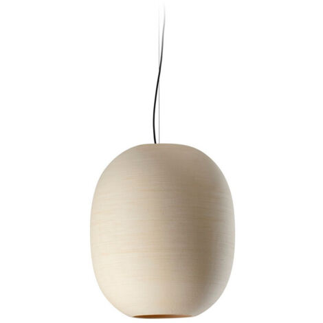 Faro TIERRA Plafonnier suspendu dôme 47 cm naturel (1/5)