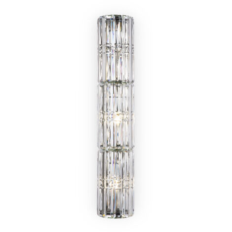 Applique murale applique salon lampe chambre lampe métal verre chrome (1/5)