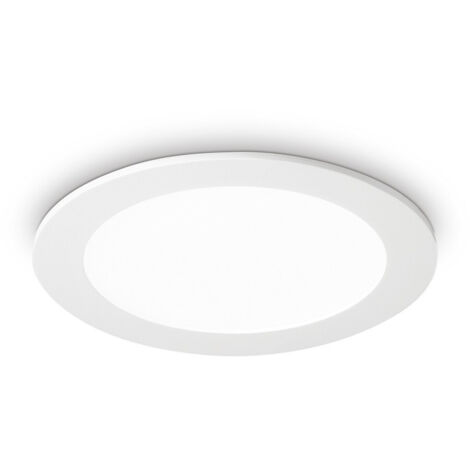 Ideal Lux Groove - Petit projecteur encastré rond chaud à 1 ampoule LED Blanc (1/2)