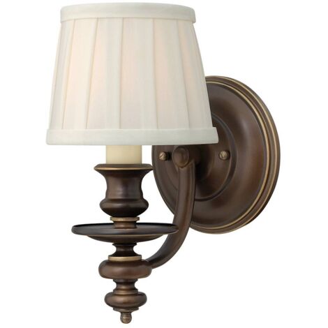 Elstead Dunhill - Applique murale d'intérieur à 1 lumière, bronze royal, E14 (1/5)