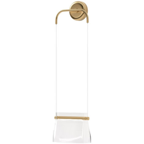 Applique murale moderne en laiton antique à 2 bras Orbes en verre clair Industriel Art Déco Mid Century Vanity Light Salle de bains Miroir Lampe Edison Fixture - Canada