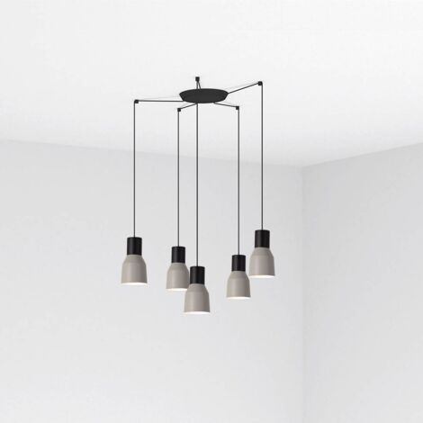KOMBO Lampadaire gris Ø120 5L 68591-5L (1/2)