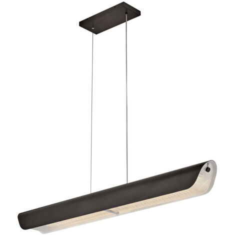 Elstead Hinkley Arco Plafonnier LED suspendu contemporain en oxyde noir 3 000 k (1/5)