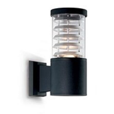 Ideal Lux Tronco - Applique murale extérieure à 1 ampoule noire IP44, E27 (1/2)