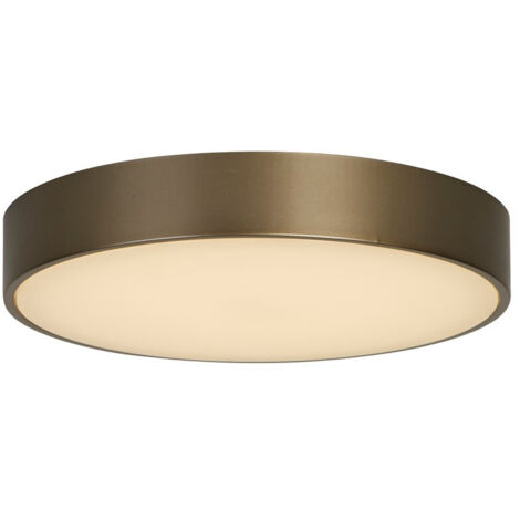 Searchlight Palma Plafonnier LED, bronze polycarbonate avec