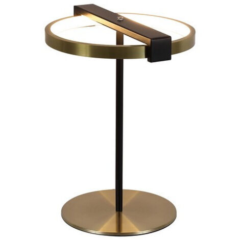 Searchlight Aerial Lampe de table LED, métal doré et noir (1/3)