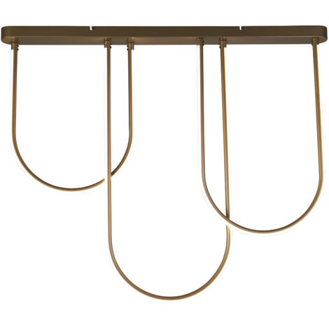 Searchlight Chime Plafonnier LED, métal bronze (1/4)