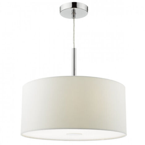 DAR RONDA - Suspension cylindrique 40 cm Blanc, 3x E27 (1/3)
