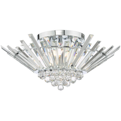 Nimbus Cristal de chrome poli affleurant à 5 ampoules (1/5)