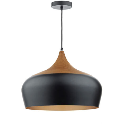 DAR GAUCHO - Suspension Dome Noir Large, 1x E27 (1/4)