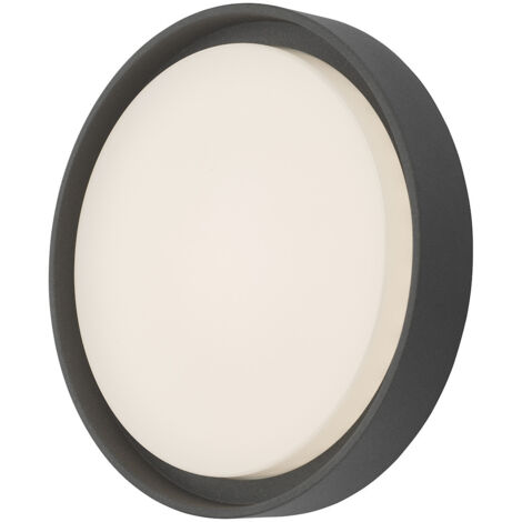 DAR RALPH - Applique murale d'extérieur Simple Large Anthracite IP65 LED (1/4)