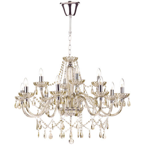 DAR RAPHAEL - Lustre en cristal de champagne, 12x E14 (1/5)