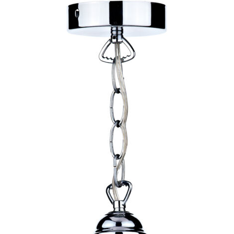 Suspension forme cloche en verre travaillé transparent Suspension forme cloche en verre travaillé transparent