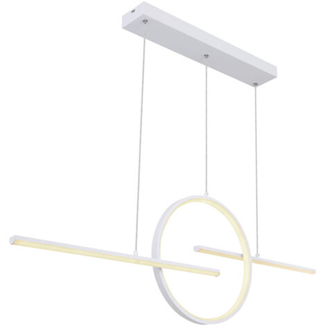 Plafonnier suspendu blanc 3 LED à intensité variable 3 000-6 000 K avec télécommande (1/5)