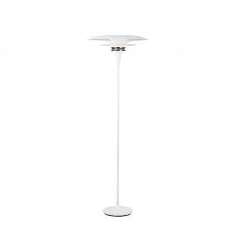 Lampadaire DIABLO en Métal et Blanc mat Diamètre 50 Cm