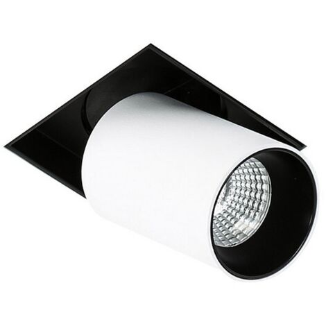Italux Novum Trimless Single 3000K - Plafonnier encastré LED technique moderne blanc, noir, blanc chaud 3000K 810lm (1/5)