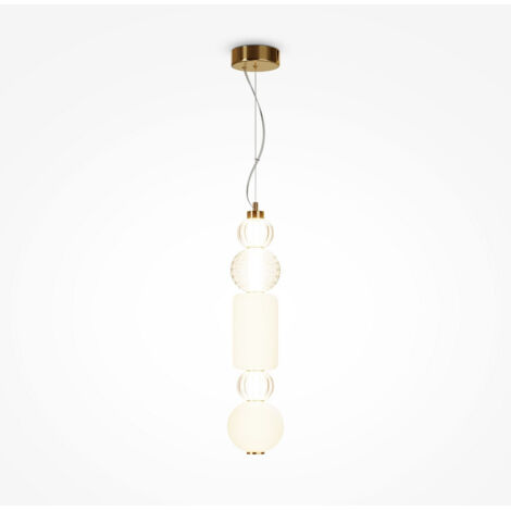 Maytoni Collar II Plafonnier Moderne Mince Doré LED Intégrée 3000K (1/5)
