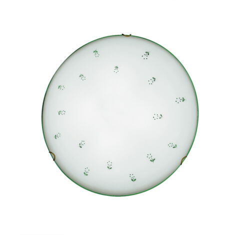 Kolarz NONNA Plafonnier décoratif en verre à 2 lumières, laiton antique (1/3)