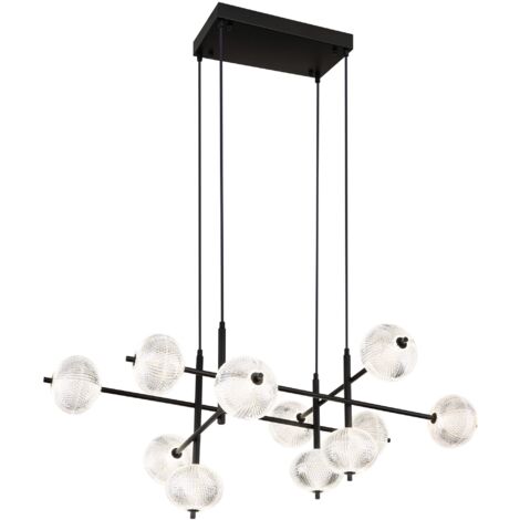 Globo Aida Suspension multibras LED noir mat 3000/6500/4500K (1/5)