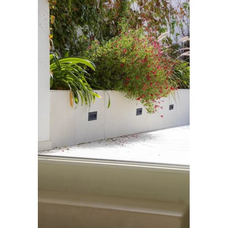 Faro Mani Applique murale d'extérieur encastrée gris foncé IP65 2200/ 2700/ 3200/ 4000K (1/3)