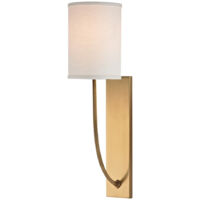 Colton Applique murale à 1 ampoule laiton, lin